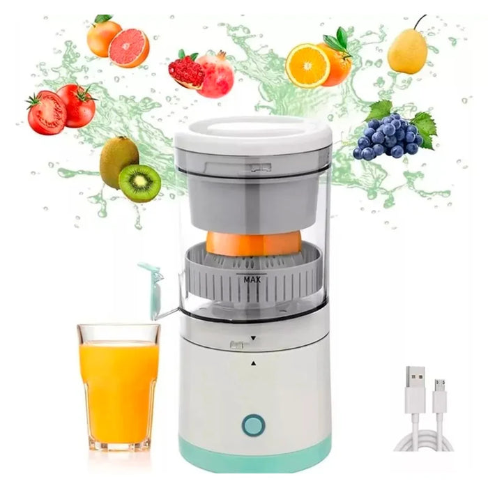 PODEROSO & INOVADOR Espremedor De Suco e Frutas Elétrico, Portátil e Automático! - Juicy Pro® Faça Sucos Rápidos Em Segundos! | Frete Grátis Para Todo Brasil