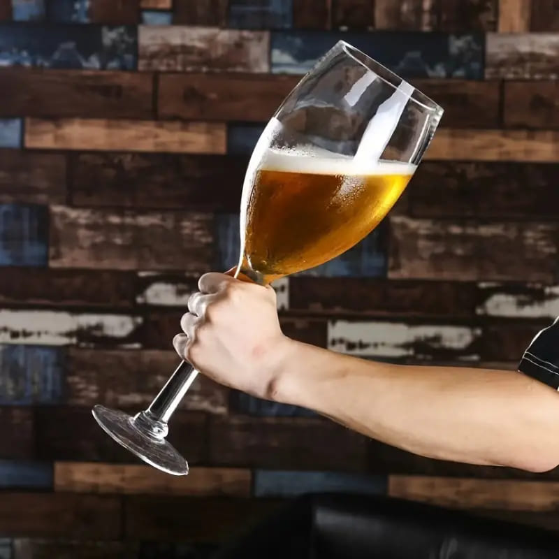 Copo de Cerveja Cristal Gigante Cálice Bar em Casa - Kinten