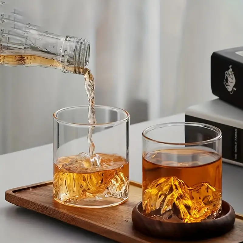 Copo de Whisky Cristal Drinks Iceberg Bar em Casa - Kinten