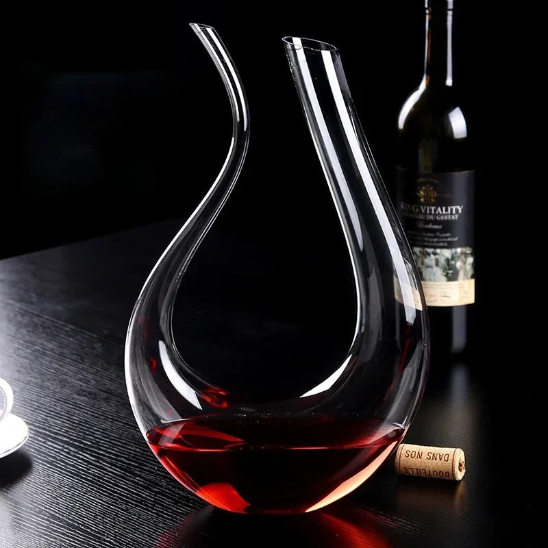 Decanter de Vinho Recipiente de Vidro Cisne Decantador - Kinten