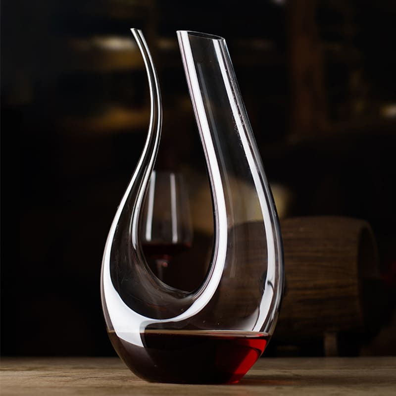 Decanter de Vinho Recipiente de Vidro Cisne Decantador - Kinten