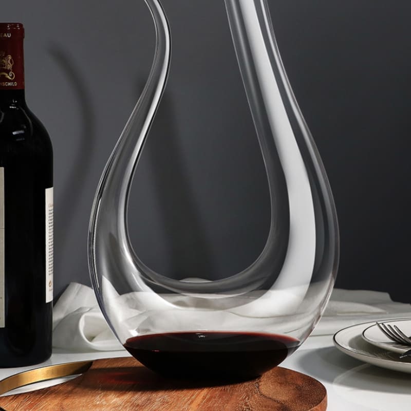 Decanter de Vinho Recipiente de Vidro Cisne Decantador - Kinten