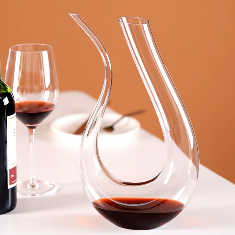 Decanter de Vinho Recipiente de Vidro Cisne Decantador - Kinten