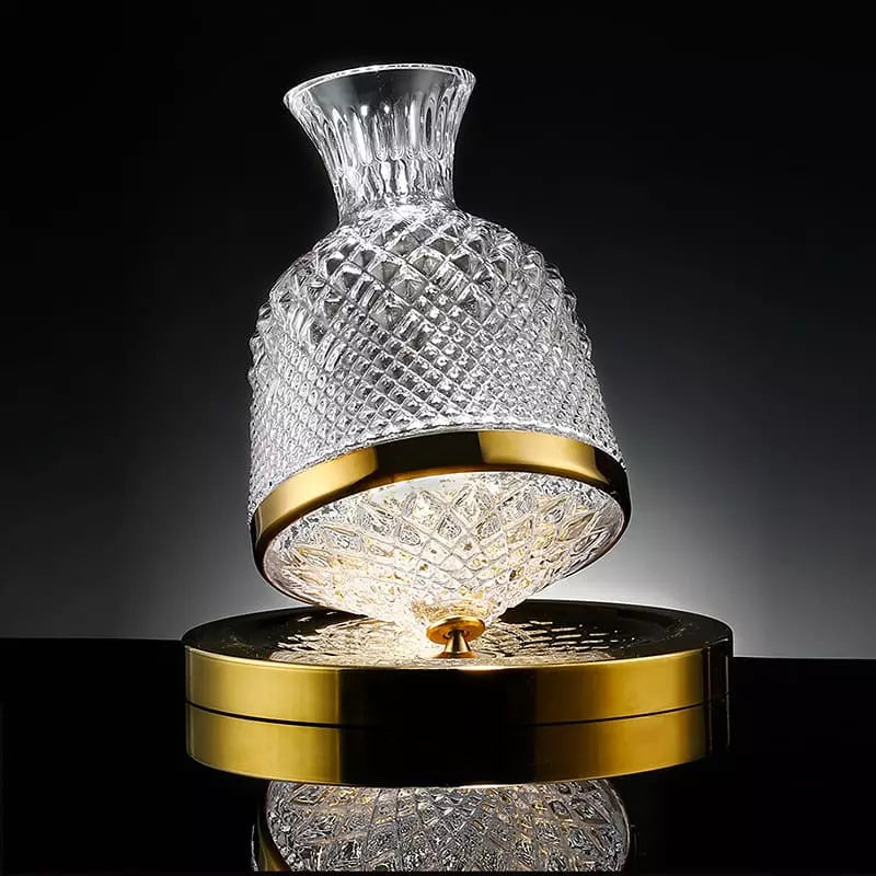 Decanter de Vinho Recipiente de Vidro Cristal Decantador - Kinten