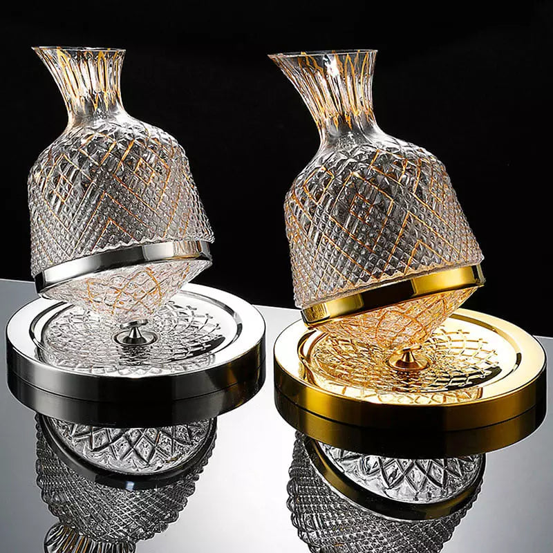 Decanter de Vinho Recipiente de Vidro Cristal Decantador - Kinten