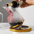 Decanter de Vinho Recipiente de Vidro Cristal Decantador - Kinten