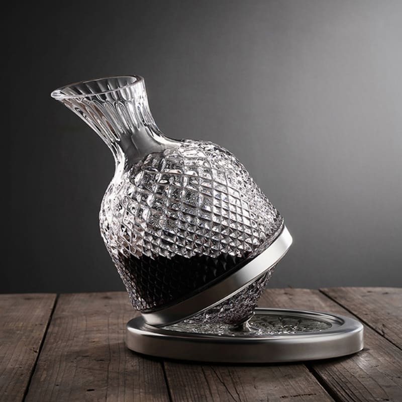 Decanter de Vinho Recipiente de Vidro Cristal Decantador - Kinten