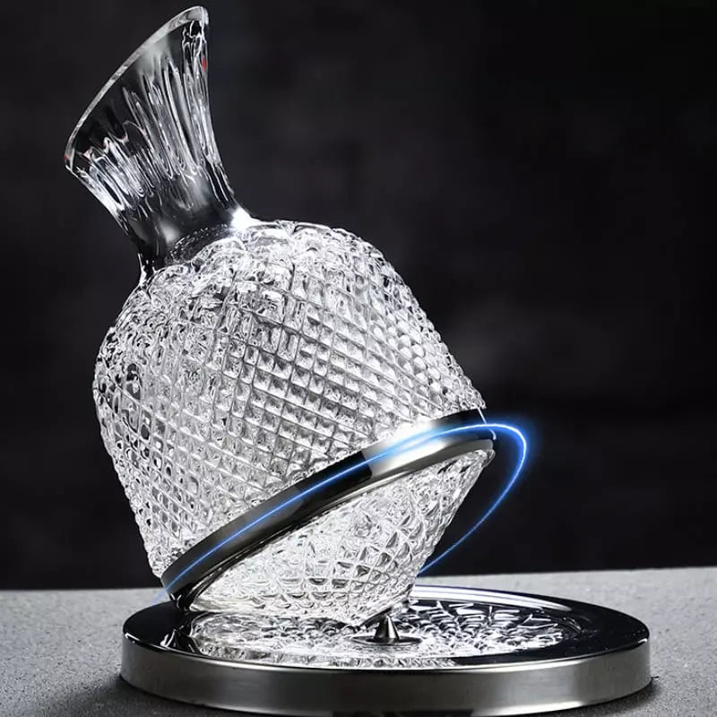 Decanter de Vinho Recipiente de Vidro Cristal Decantador - Kinten