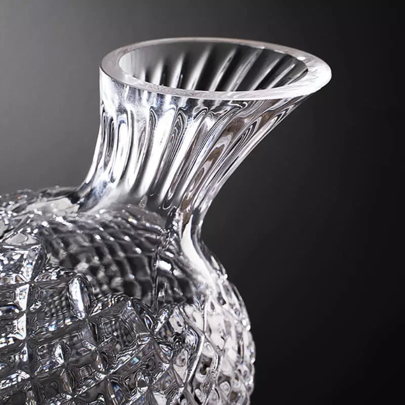 Decanter de Vinho Recipiente de Vidro Cristal Decantador - Kinten