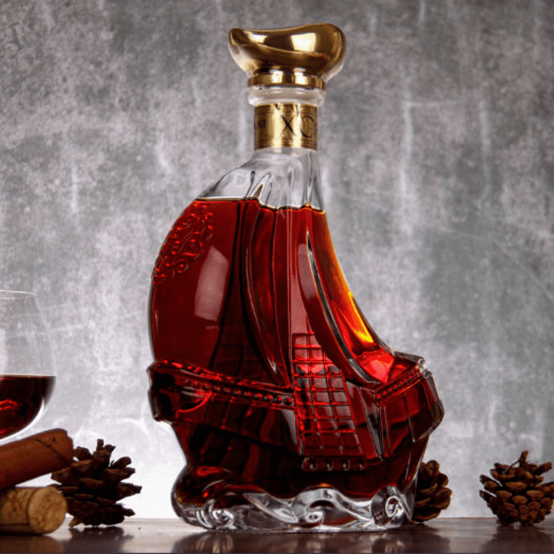 Decanter de Vinho Whisky Vidro Caravela Bar em Casa - Kinten