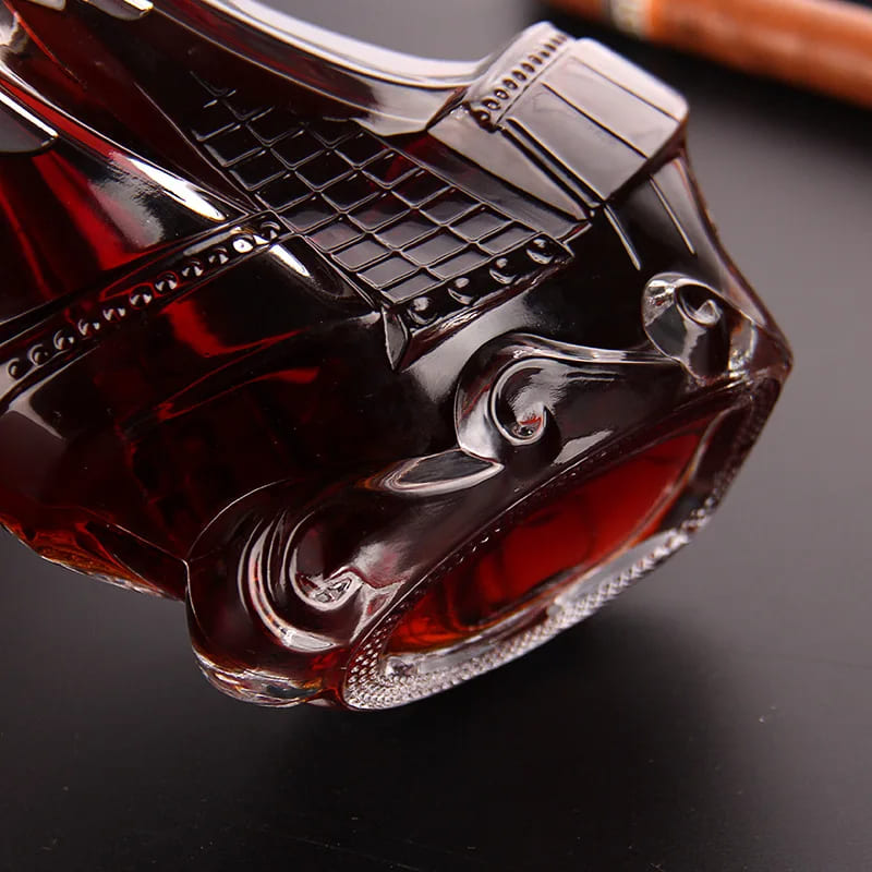 Decanter de Vinho Whisky Vidro Caravela Bar em Casa - Kinten