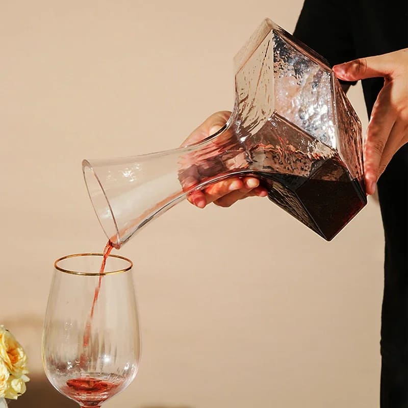 Decanter de Vinho Whisky Vidro Criativo Bar em Casa - Kinten