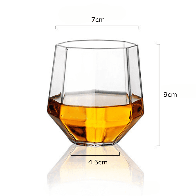 Decanter de Vinho e Whisky Vidro Diamante Home Bar - Kinten