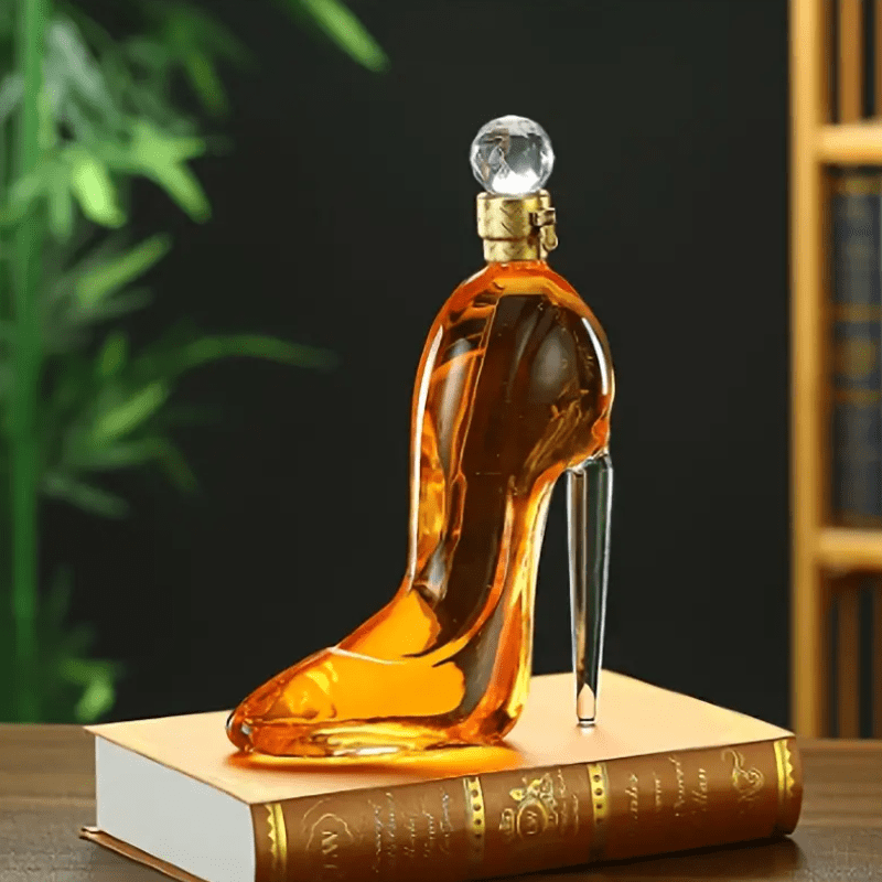 Decanter de Vinho e Whisky Vidro Sapato Bar em Casa - Kinten