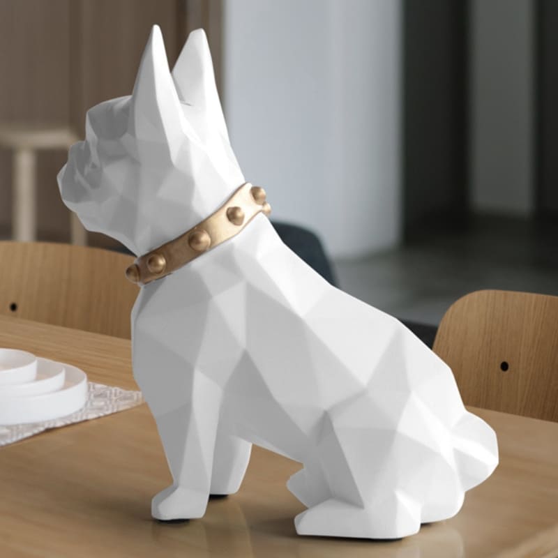 Decoração de Mesa Cofre de Resina Buldogue Francês - Kinten