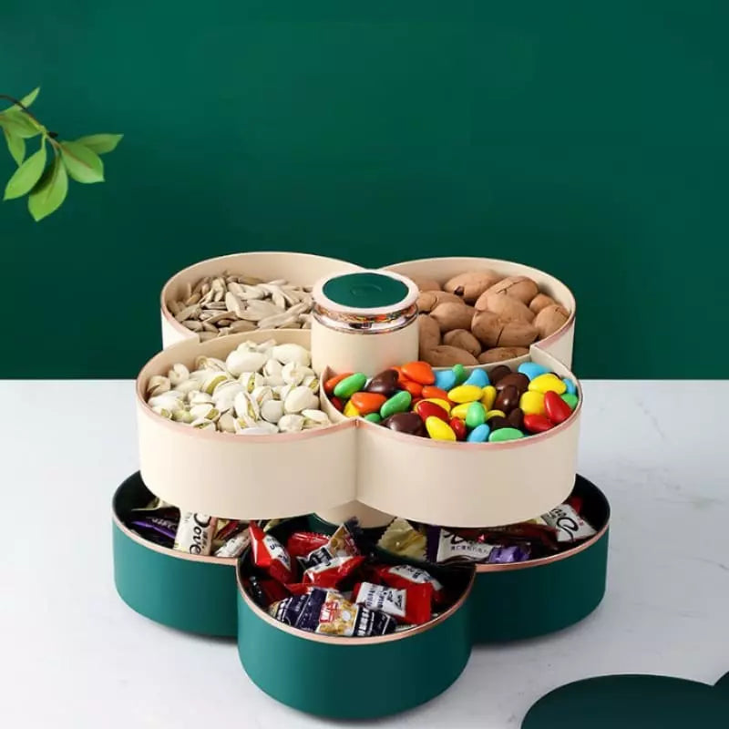 Dispenser Organizador de Alimentos Doces Frutas Giratório - Kinten