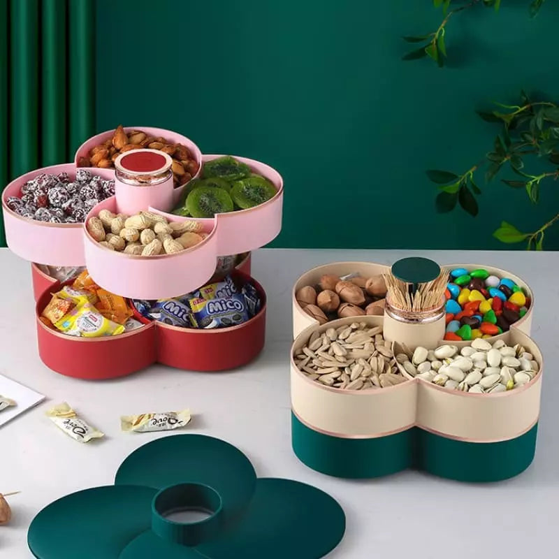 Dispenser Organizador de Alimentos Doces Frutas Giratório - Kinten