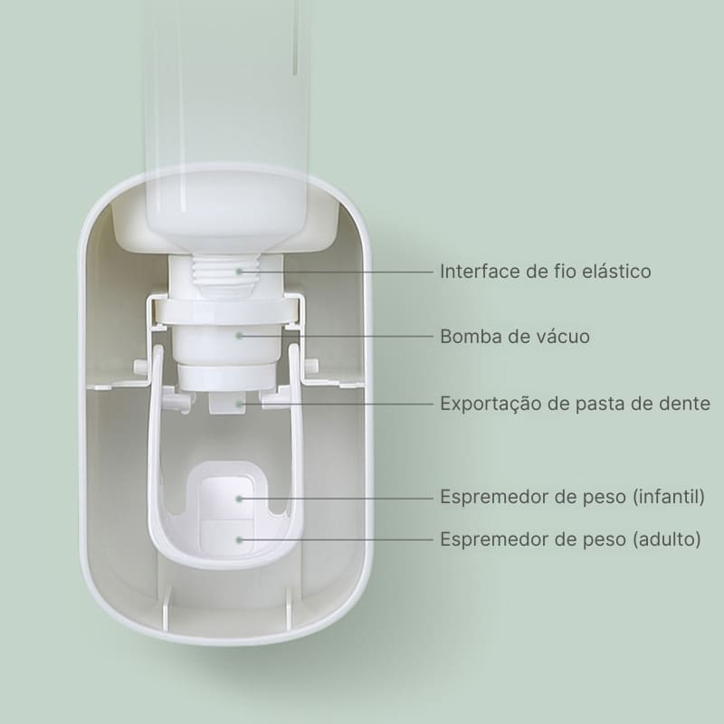 Dispenser de Pasta de Dente Inteligente - Kinten