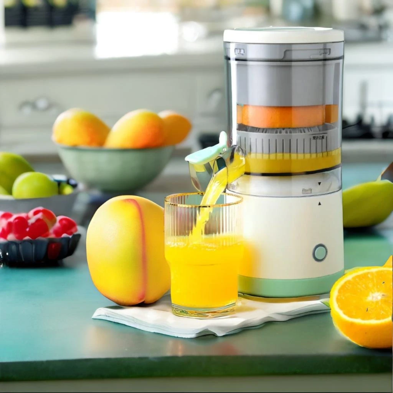 PODEROSO & INOVADOR Espremedor De Suco e Frutas Elétrico, Portátil e Automático! - Juicy Pro® Faça Sucos Rápidos Em Segundos! | Frete Grátis Para Todo Brasil