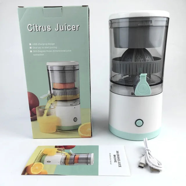 PODEROSO & INOVADOR Espremedor De Suco e Frutas Elétrico, Portátil e Automático! - Juicy Pro® Faça Sucos Rápidos Em Segundos! | Frete Grátis Para Todo Brasil