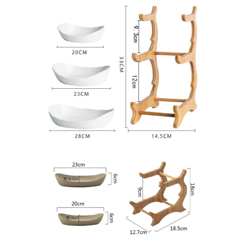 Fruteira de Mesa Cesta de Fruta Bambu - Kinten