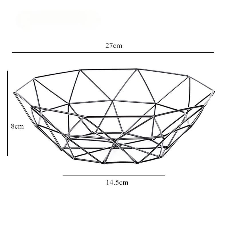 Fruteira de Mesa Cesta de Fruta e Decoração de Mesa - Kinten