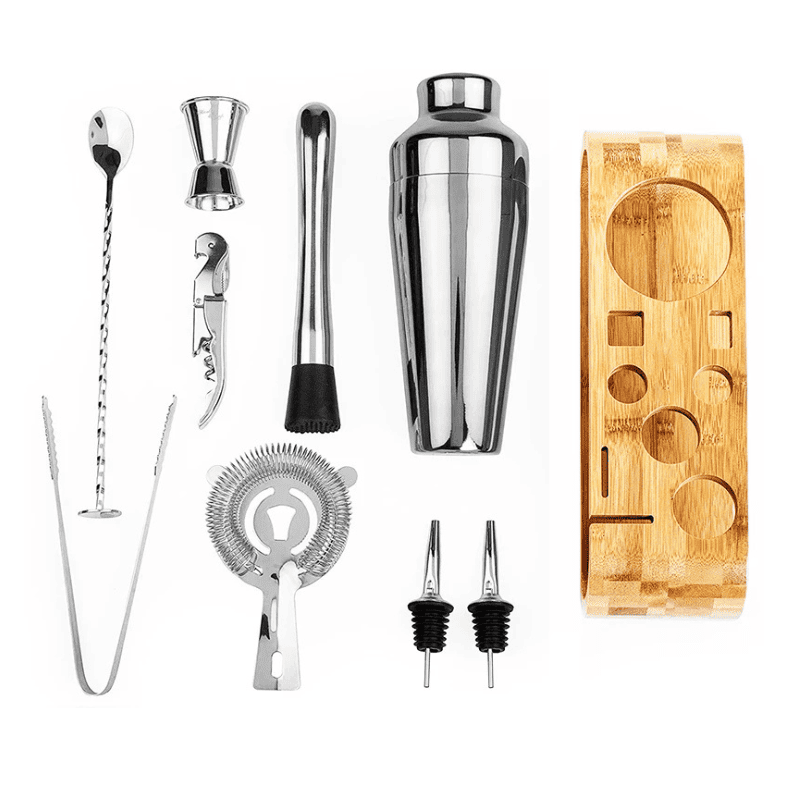 Kit Coqueteleira Inox Drinks Cocktails Bar em Casa - Kinten