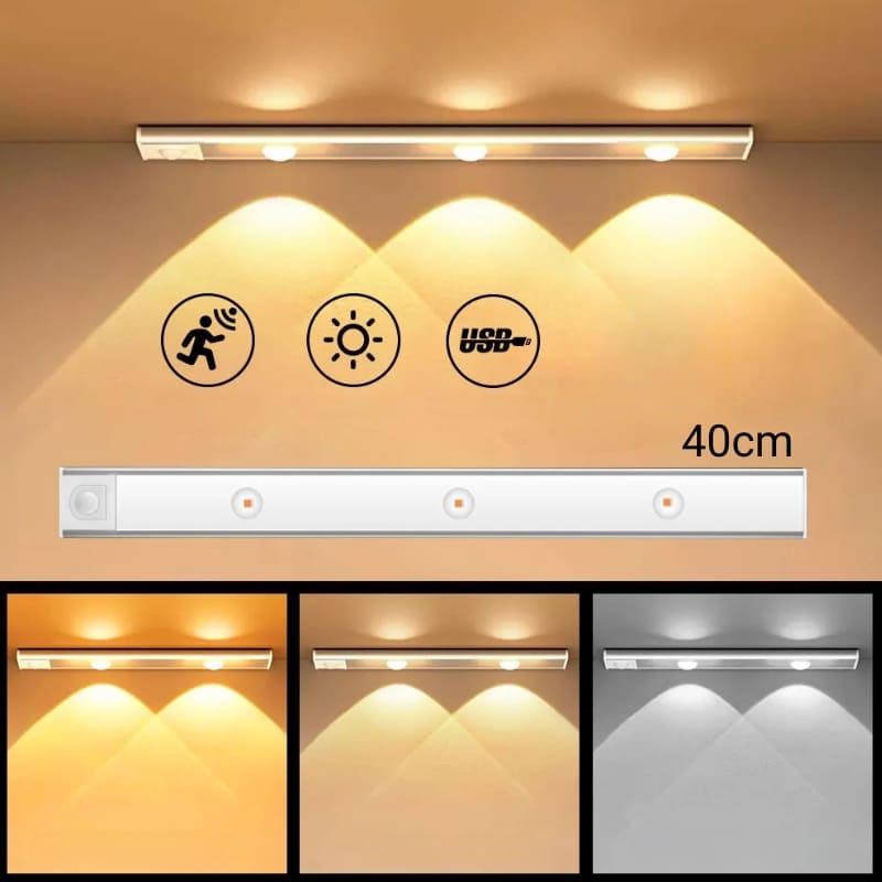 Luminária de LED Magnética com Sensor de Movimento - Kinten