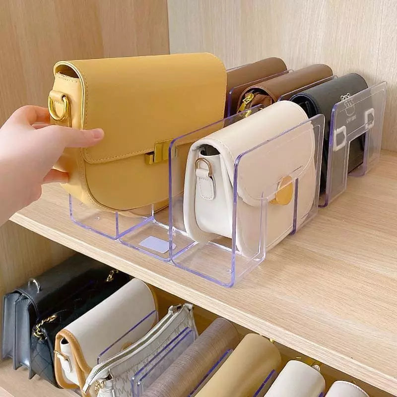 Organizador de Bolsa Acrílico com Divisória - Kinten