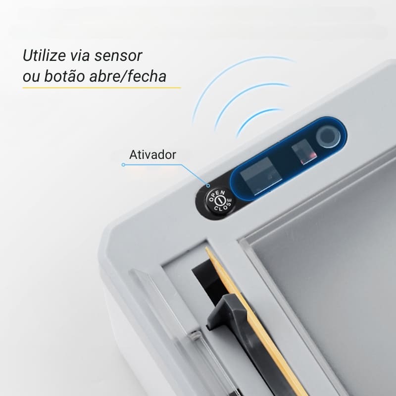 Paliteiro Automático com Sensor Porta Palito de Dentes - Kinten