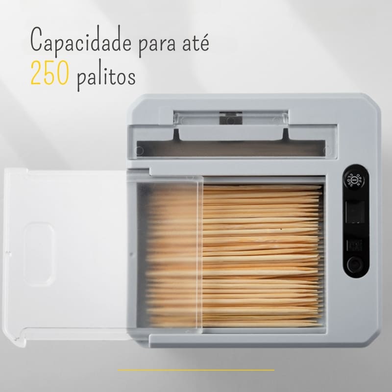 Paliteiro Automático com Sensor Porta Palito de Dentes - Kinten