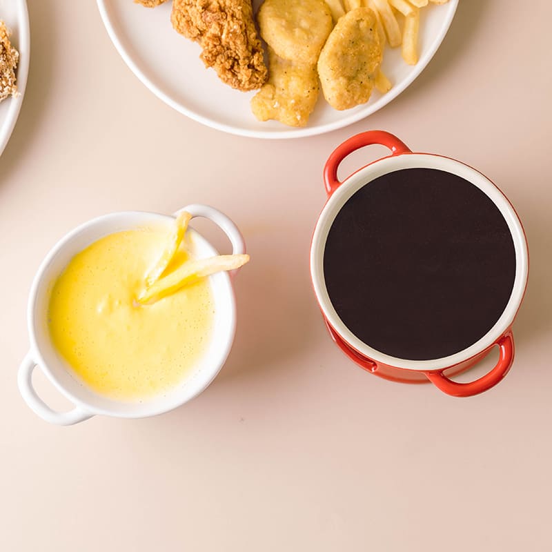 Panela de Fondue de Queijo e Chocolate Cerâmica - Kinten