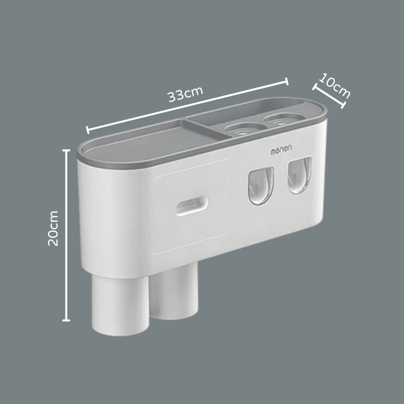 Porta Escova de Dente Dispenser com Gaveta e Copos - Kinten