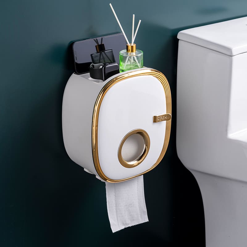 Porta Papel Higiênico de Parede Suporte Papel Higiênico - Kinten