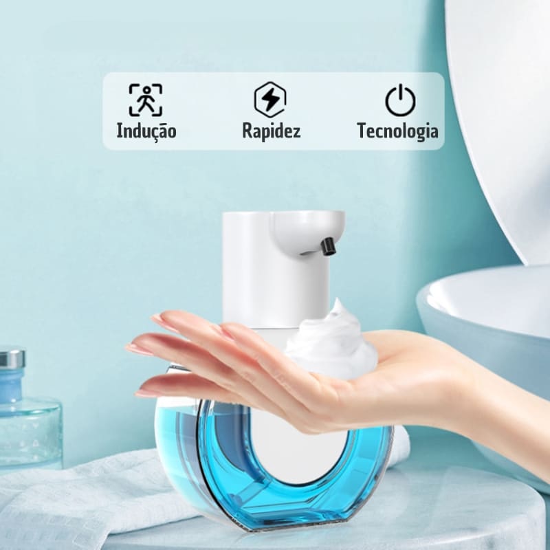 Saboneteira Dispenser Sabonete Líquido Automático Gel Espuma - Kinten