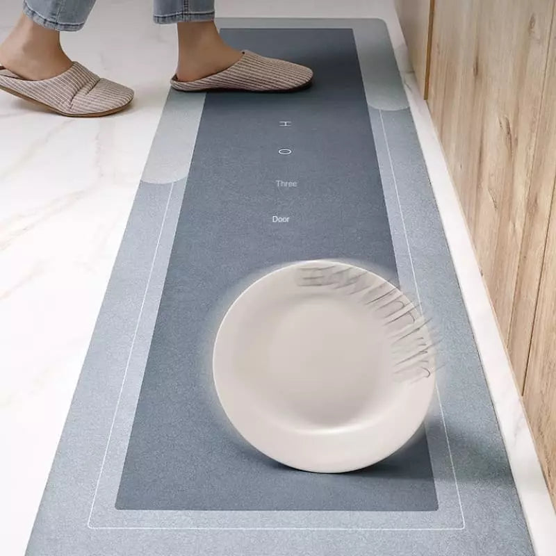 Tapete para Cozinha Antiderrapante Absorvente Premium - Kinten