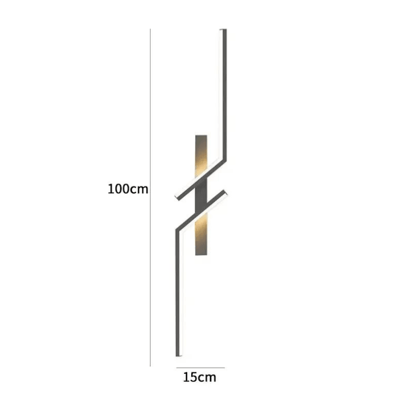 Luminária Arandela de parede Linear (80cm e 100cm)- Kinten