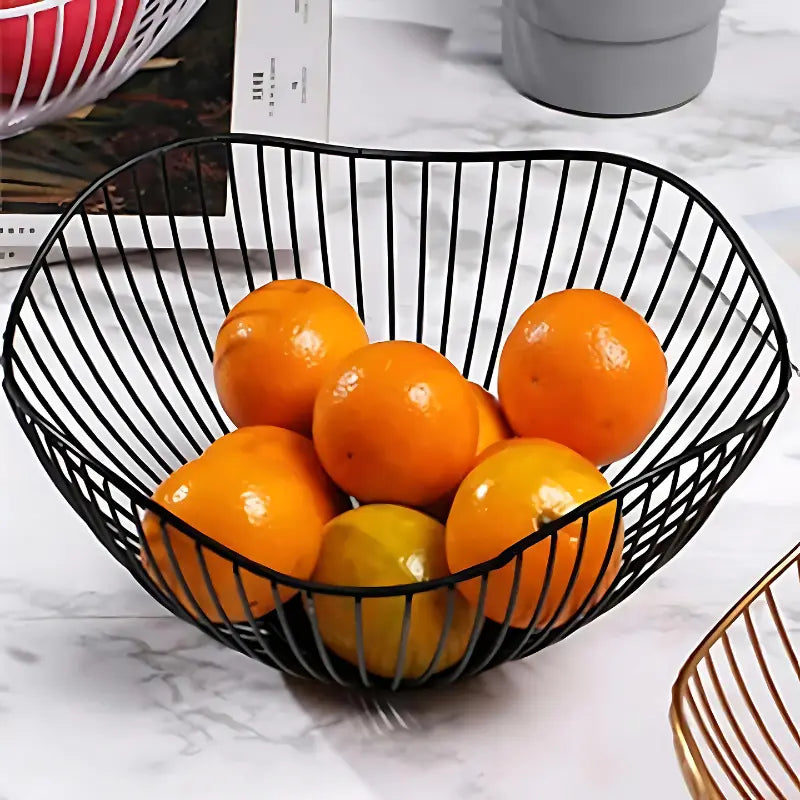 Fruteira de Mesa Moderna -Cesta de Frutas de Metal - Kinten