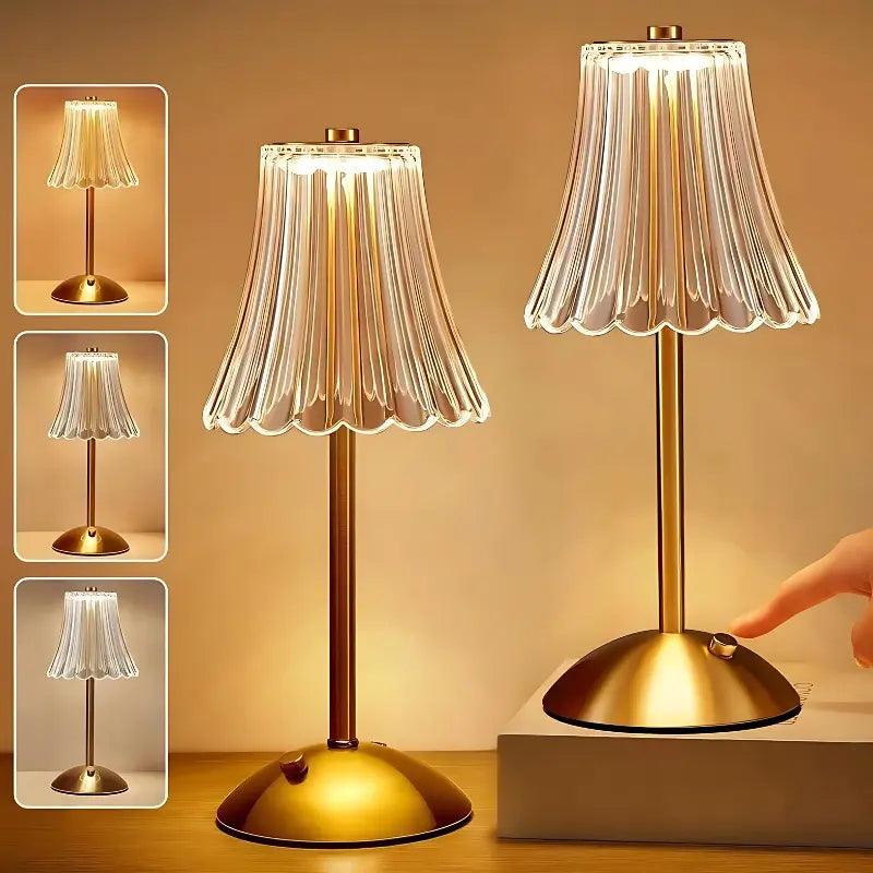 Luminária abajur de mesa Cristal Touch - Kinten