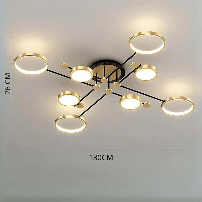 Luminária Lustre Nordic Moderna para Sala- Kinten