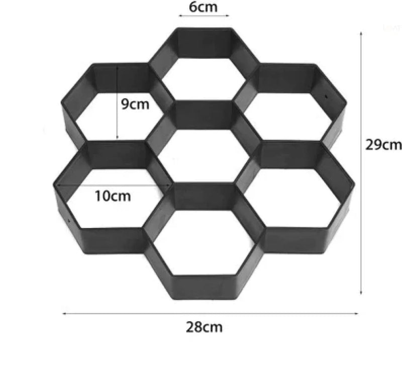 Molde Forma de Piso para Decoração de Jardim - Kinten