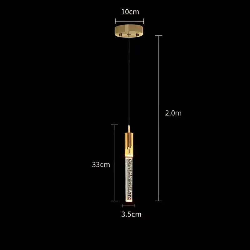 Pendente para Quarto e Sala Cristal - Kinten