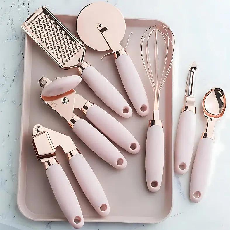 kit Utensílios de Cozinha  Premium Silicone 7 peças - Kinten