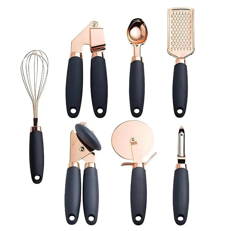 kit Utensílios de Cozinha  Premium Silicone 7 peças - Kinten