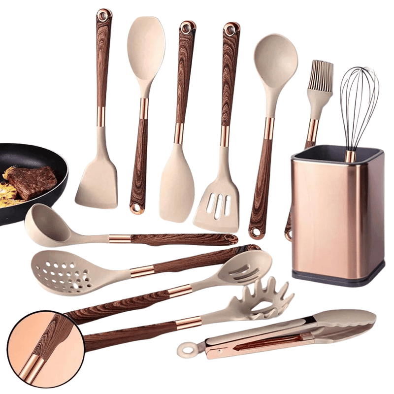 Utensílios de Cozinha 12 Peças GoldMaster