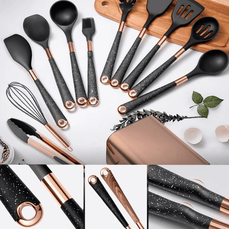 Utensílios de Cozinha 12 Peças GoldMaster